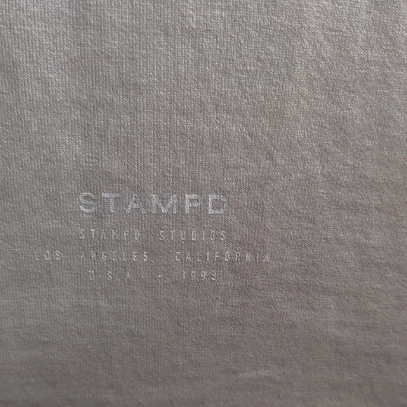 STAMPD Cursive Pink T-Shirt - Picture 6 of 8